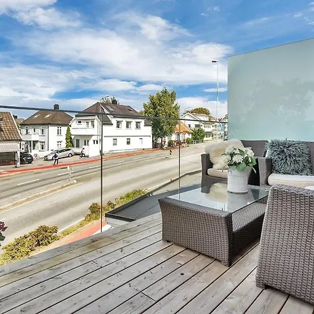 Pristine With Private Sauna And Balcony Апартаменты Кристиансанд